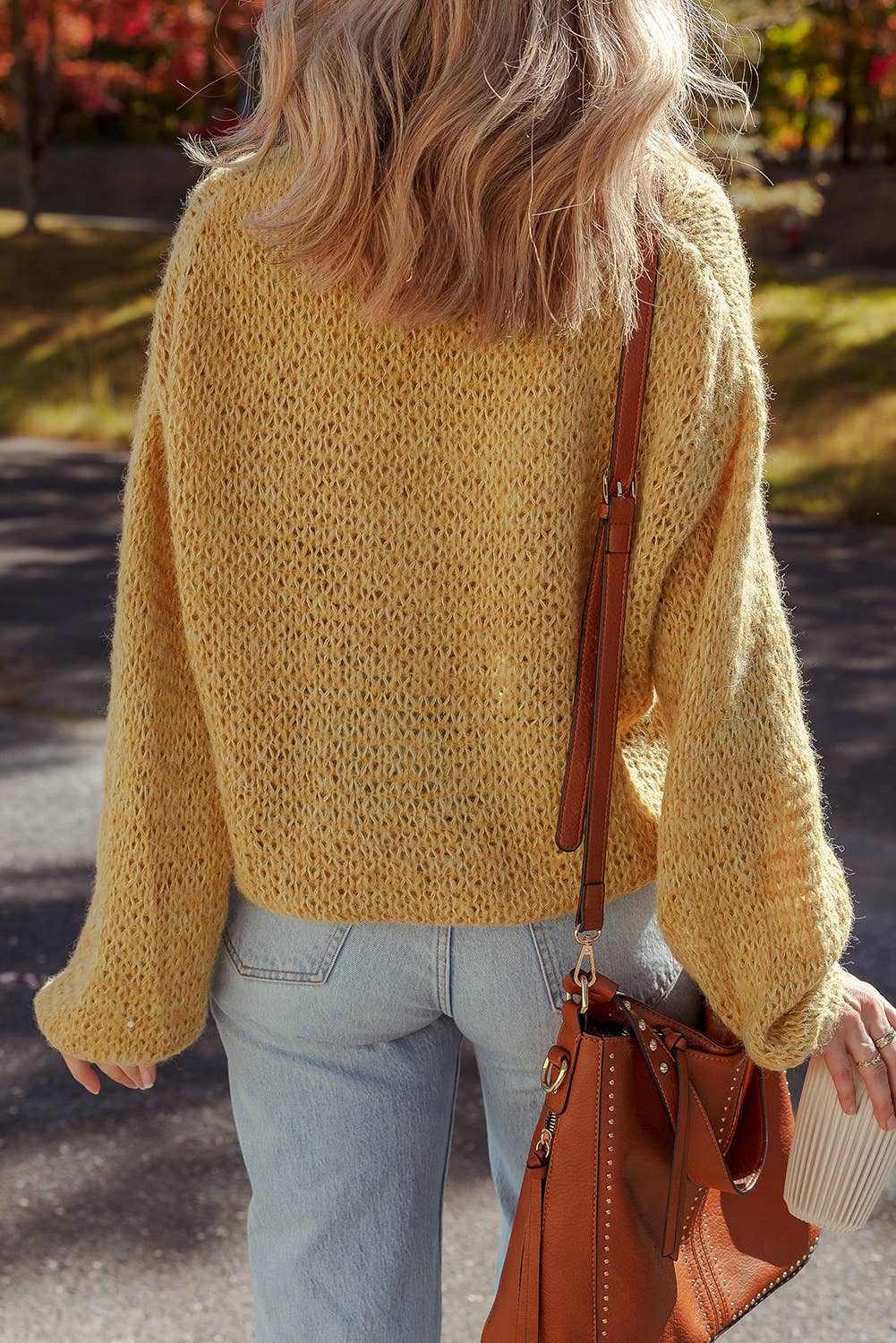 Mustard Buttoned Front Cardigan (S-XL)