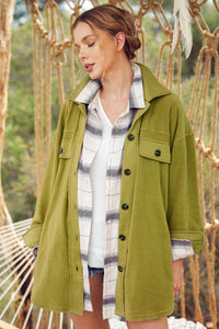 Olive Fleece (S-M-L)