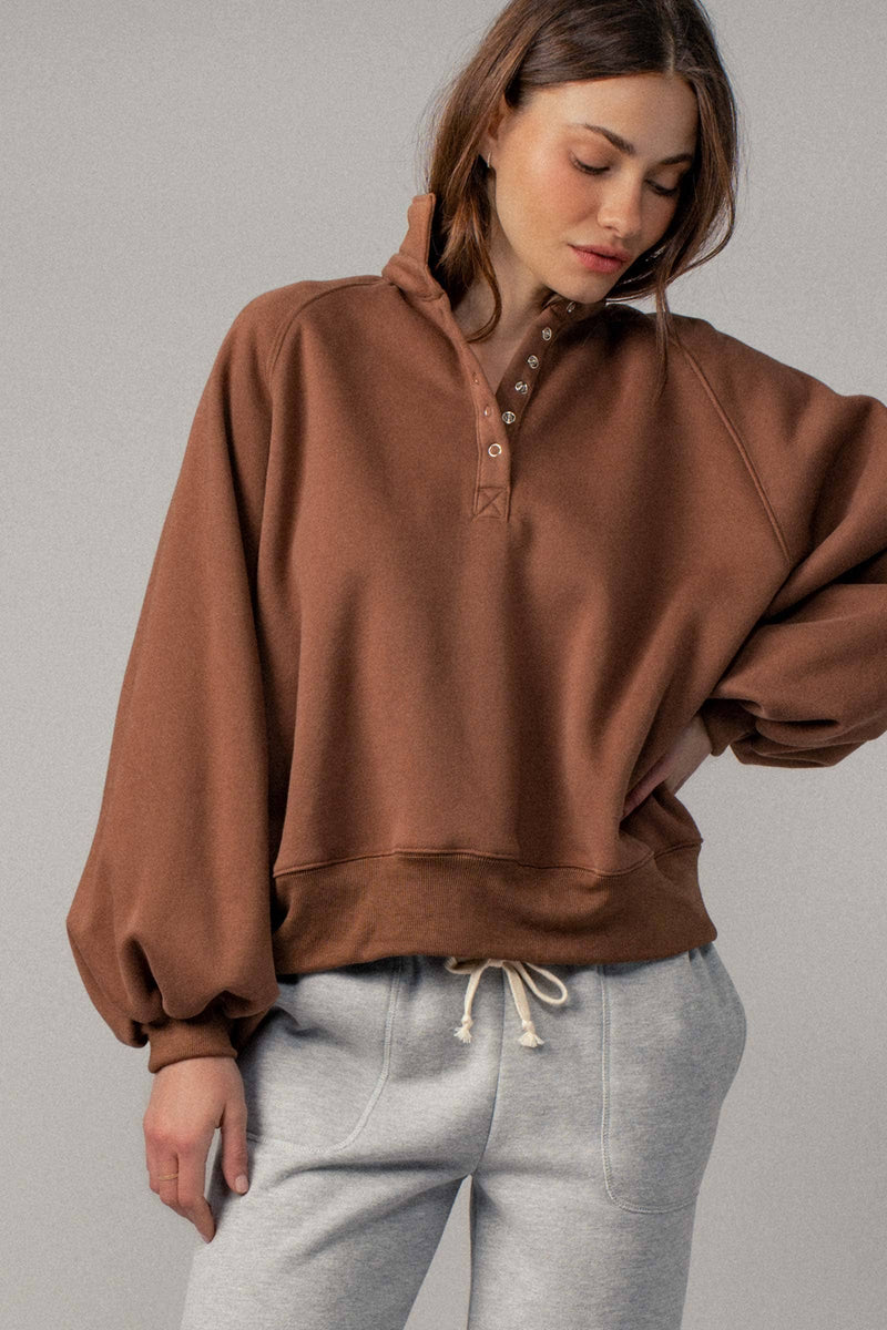 Vintage Puff Sweater (S-M-L)