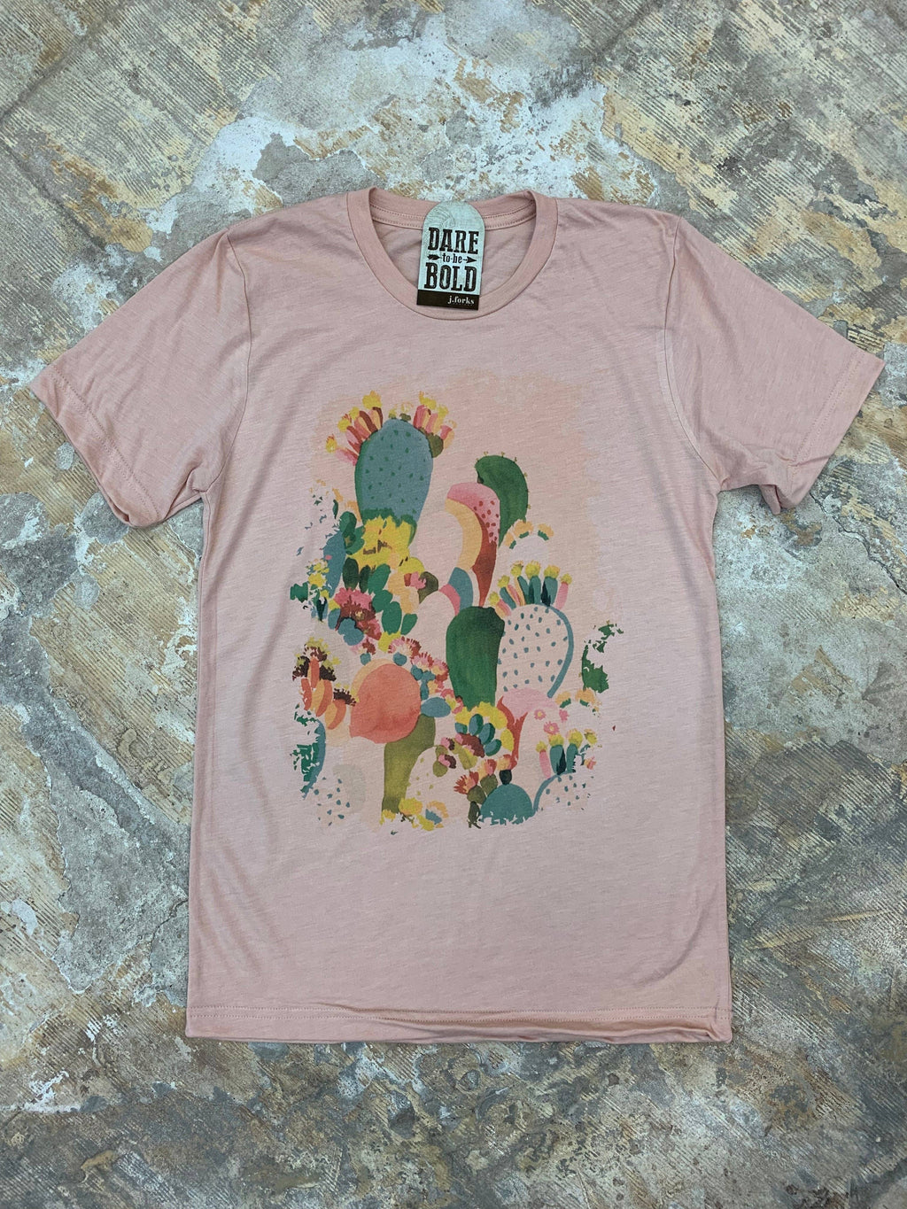Pastel Cactus Tee (S-XL)