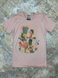 Pastel Cactus Tee (S-XL)
