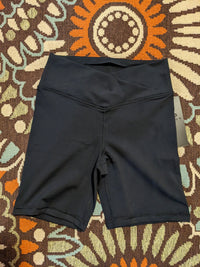 Venice Crossover Waist Biker Shorts (S-M-L) - IronFox Clothing