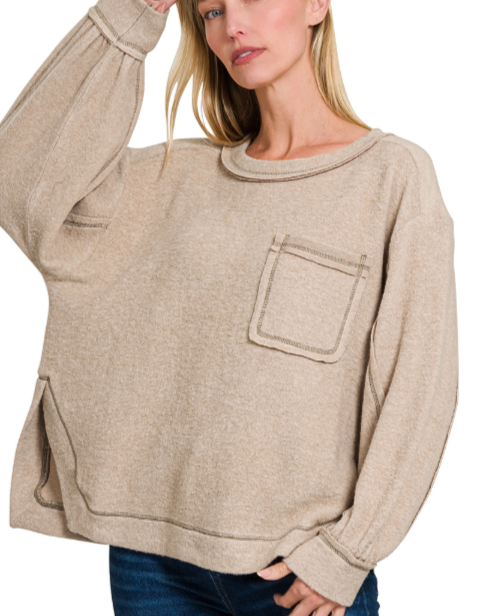 Zenana Brushed Soft Top (S-M-L)