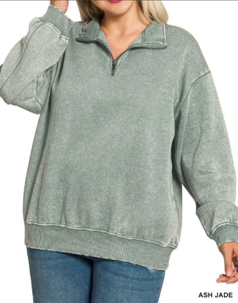 Plus Ash Jade Pullover (XL-3X)