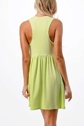 Lime Midi Dress (S-M-L) - IronFox Clothing
