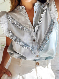 Mineral Wash Denim Shirt (S-M-L)