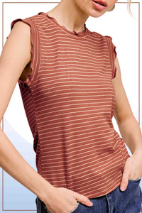 Effortless Striped Tank (S-M-L)