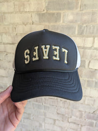 Upsidedown LEAFS hats- 2 COLORS