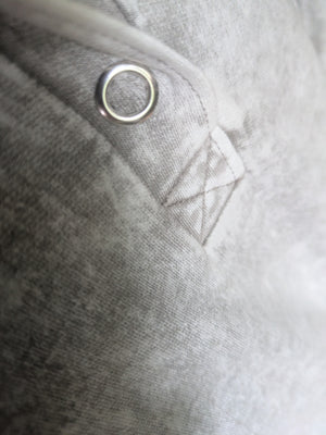 Vintage Wash Snap-Front Sweatshirt- Grey (S-M-L)
