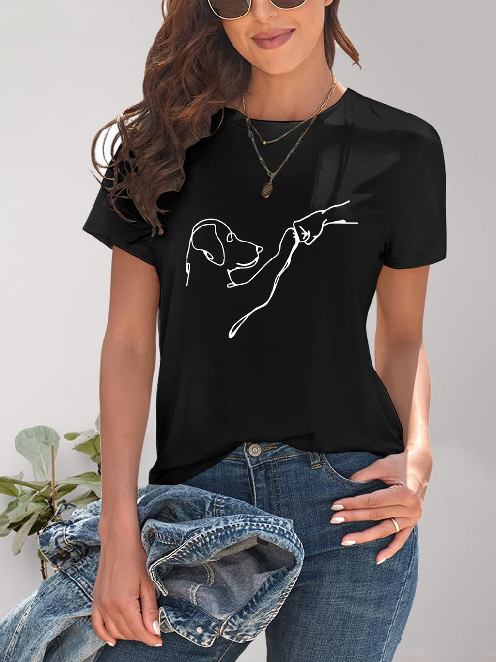 Pup Fist Bump Tee Shirt