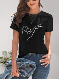 Cat Fist Bump Tee Shirt