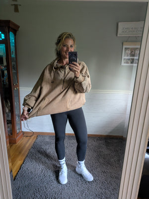 Zenana Washed Kangaroo Hoodie (S-M-L)