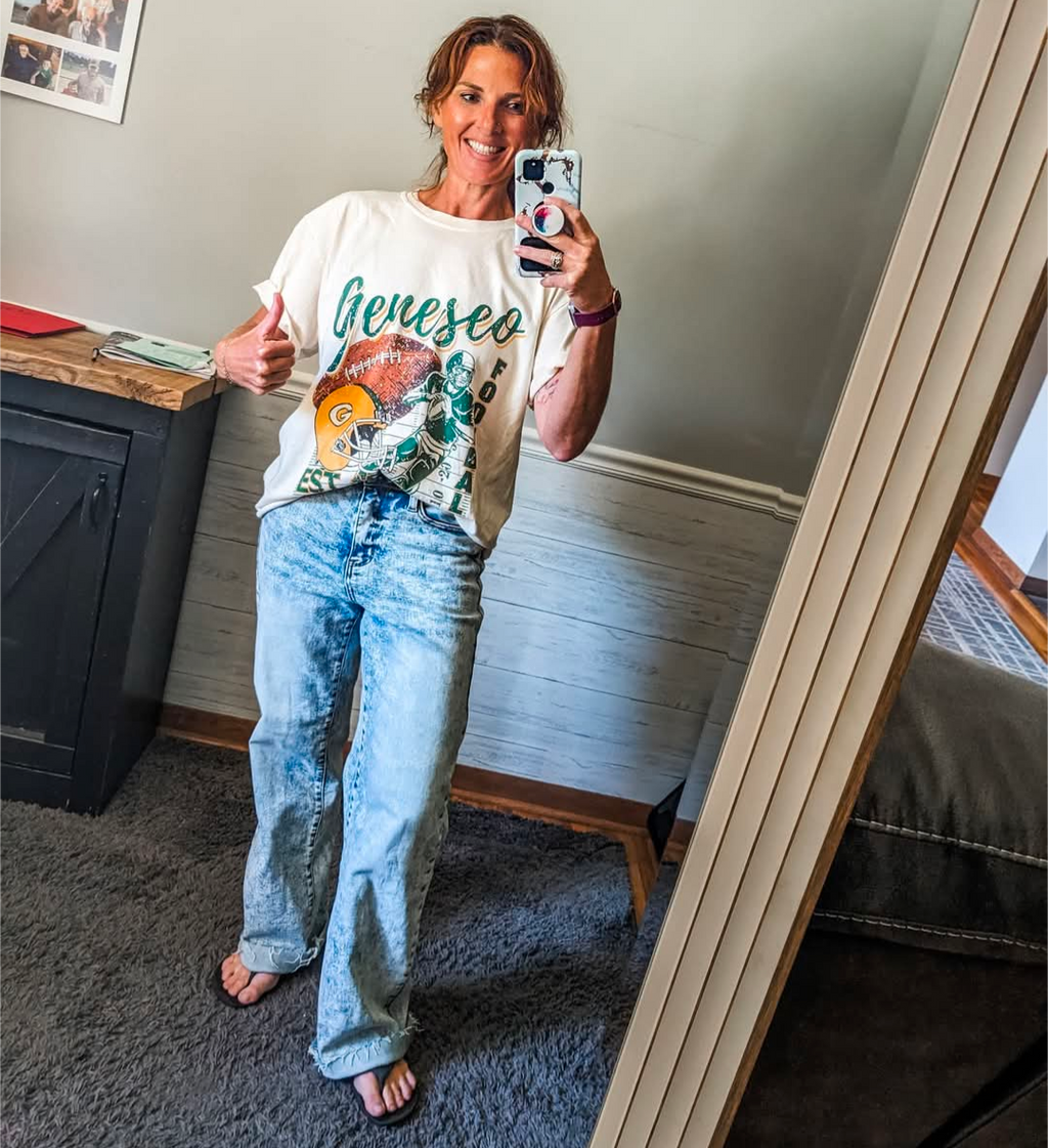 Vintage Geneseo football tee (youth & adult)