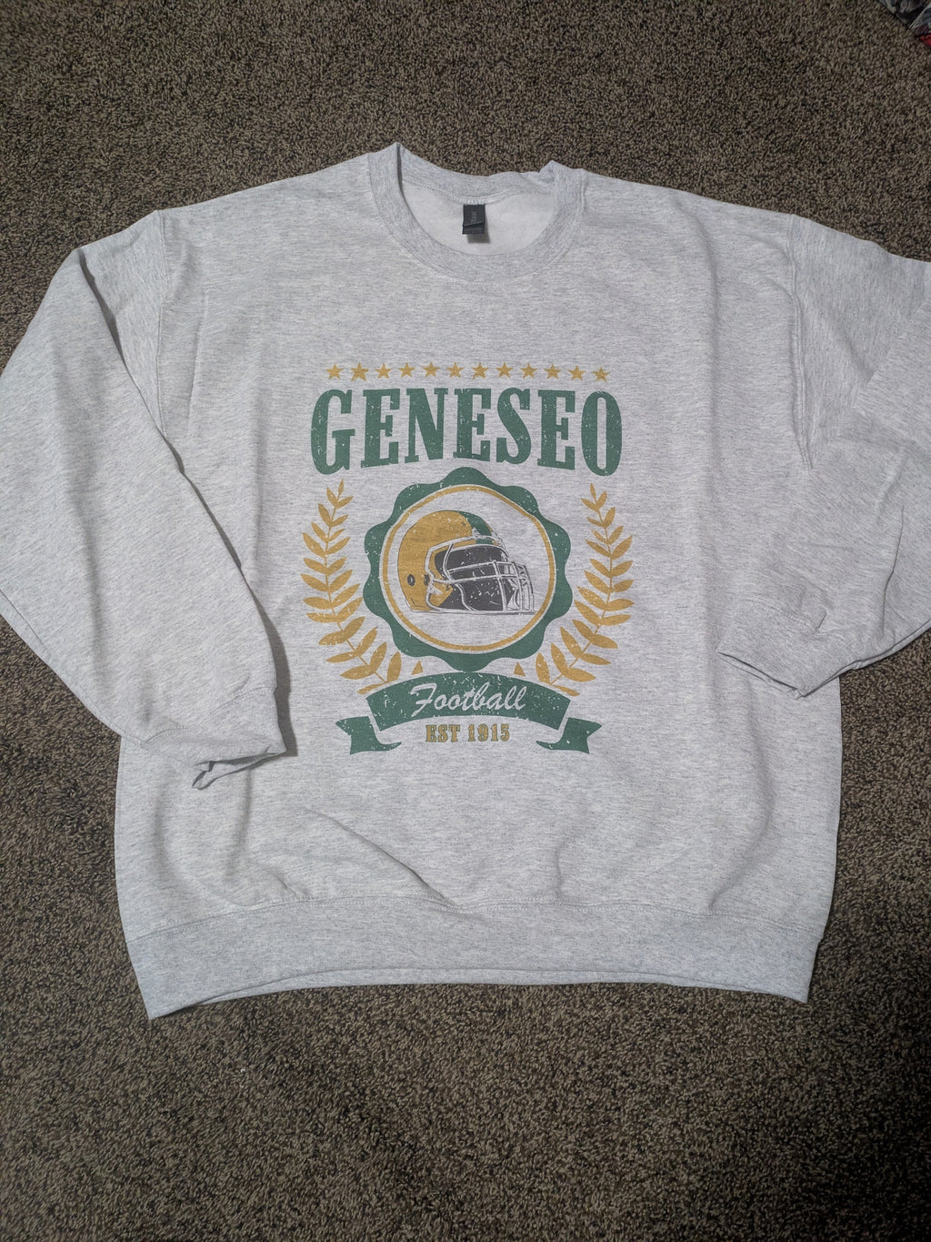 Geneseo Football PreOrder Crewneck (youth & adult)