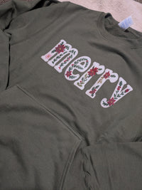 Merry Pocket Creneck Olive (S-XL)