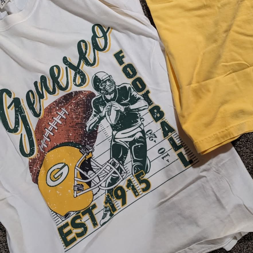 Vintage Geneseo football tee (youth & adult)