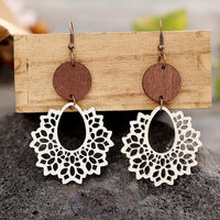 Geometric Cutout Dangle Earrings