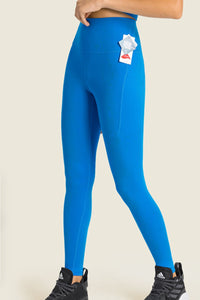 High-Rise Wide Waistband BRIGHT Pocket Leggings (4-12) - IronFox Clothing