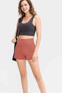 Wide Waistband Sports Shorts with Pockets - IronFox Clothing